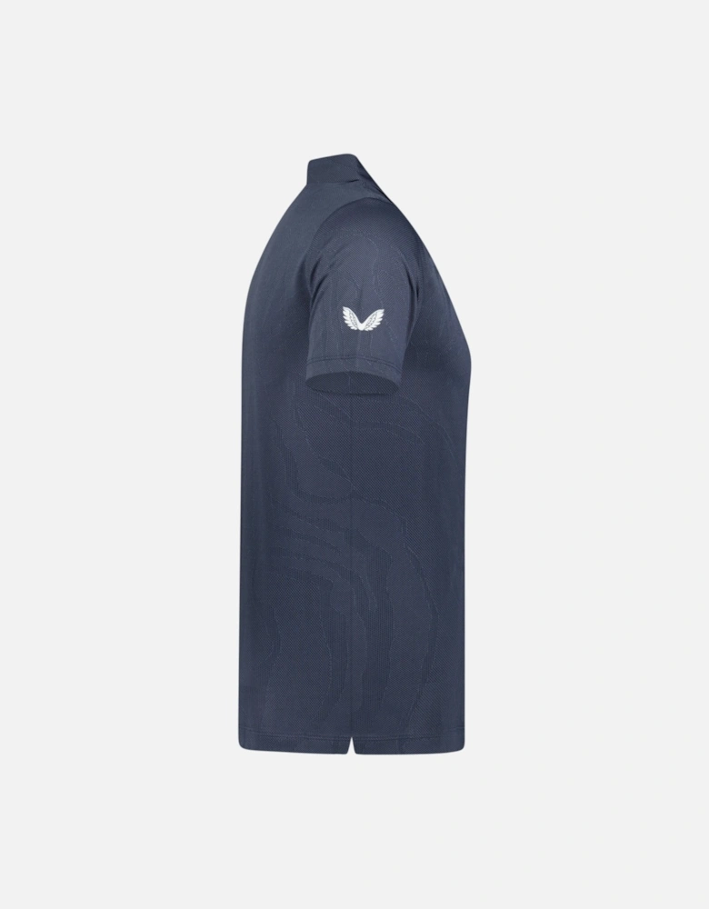 Engineered Knit Golf Polo Midnight Navy