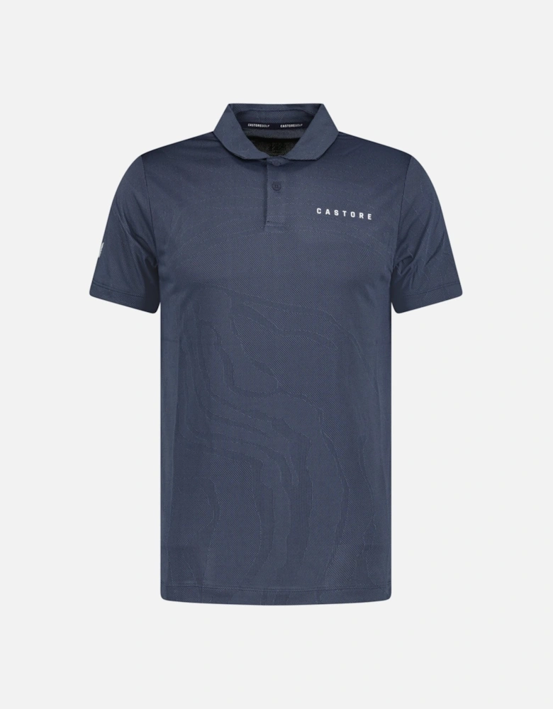 Engineered Knit Golf Polo Midnight Navy