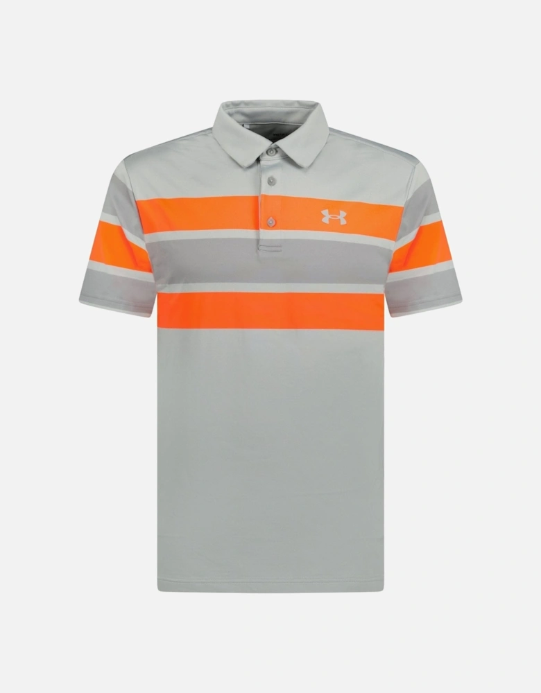 Jacquard Golf Polo Grey