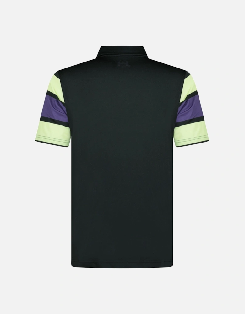 Jacquard Golf Polo Black