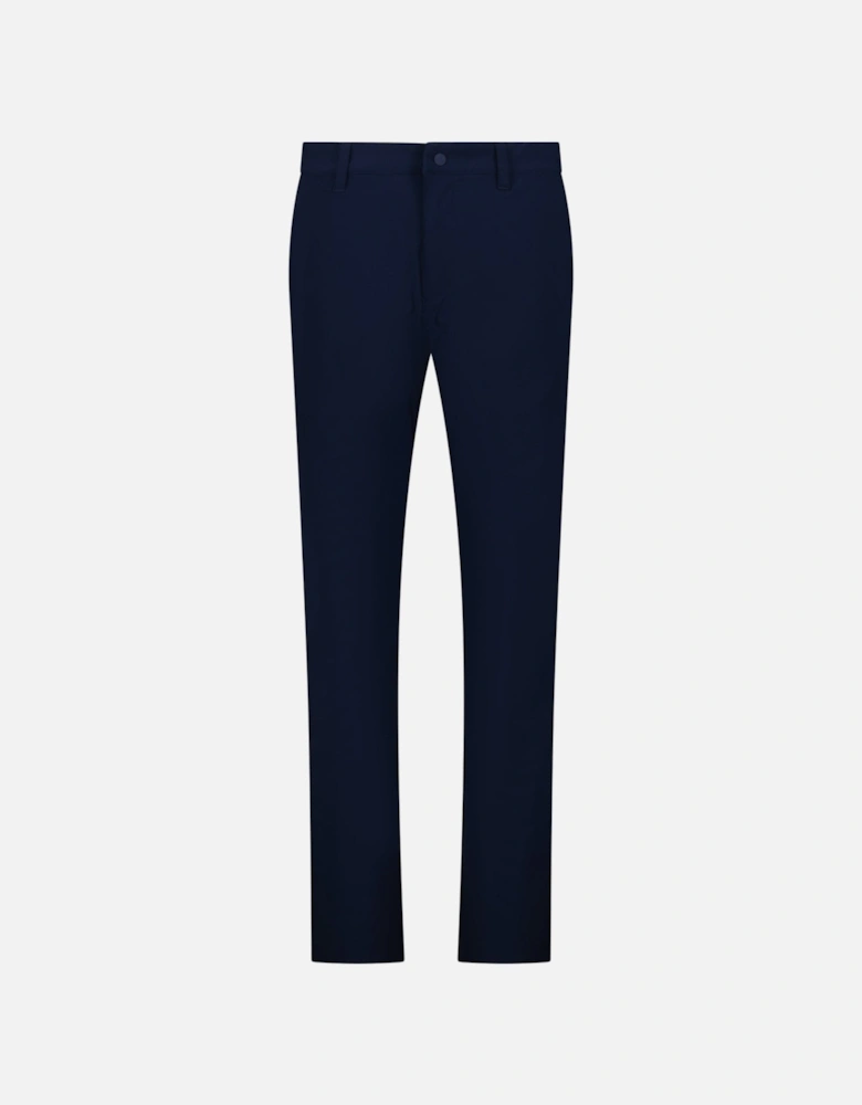 Nylon Tapered Golf Trousers Navy