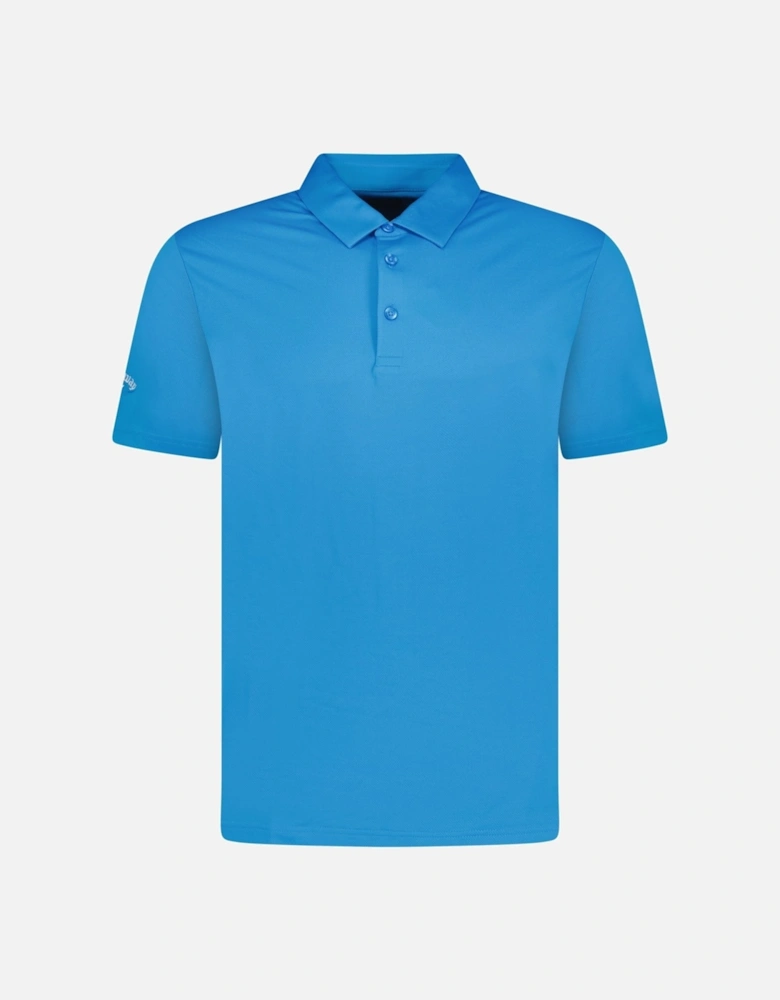 Swing Tech Tour Golf Polo Blue Spring Break