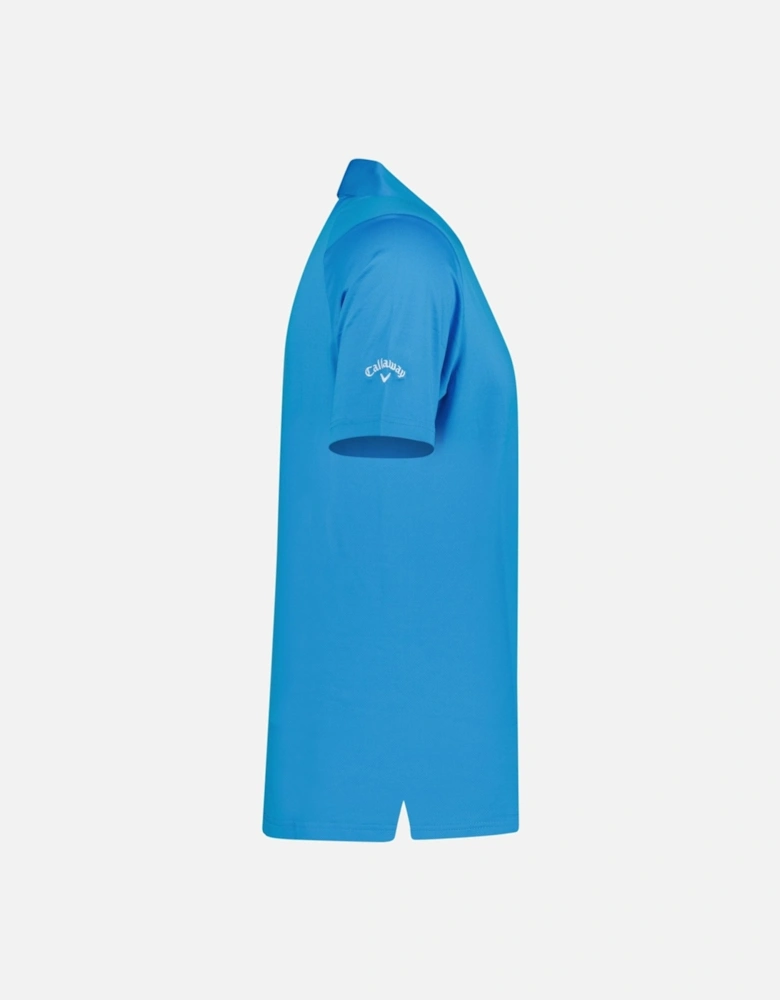 Swing Tech Tour Golf Polo Blue Spring Break