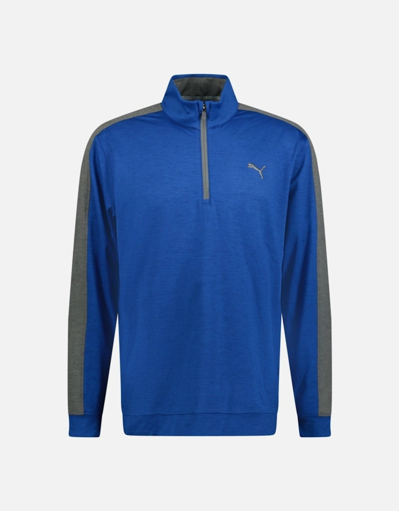 Cloudspun Quarter Zip Pullover Golf Sweatshirt Blue