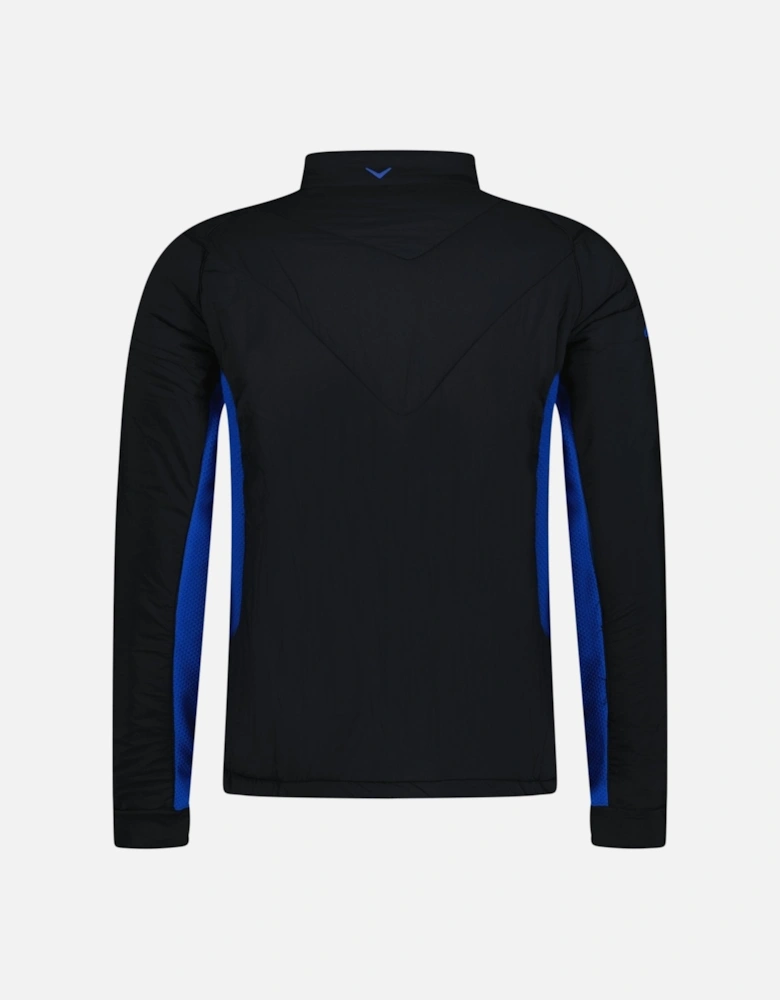 Golf Mixed Media Insulated Jacket Black / Blue Caviar