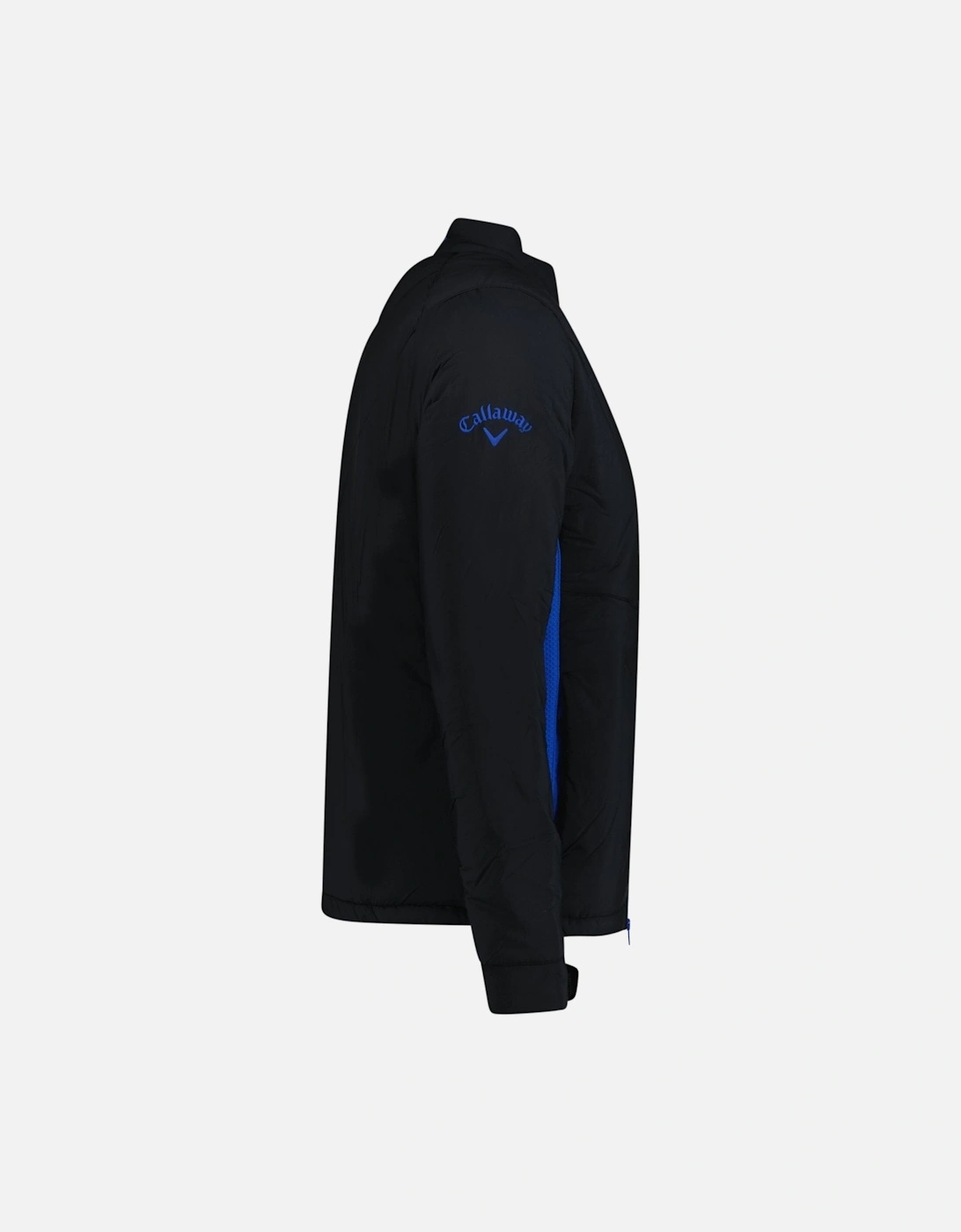 Golf Mixed Media Insulated Jacket Black / Blue Caviar