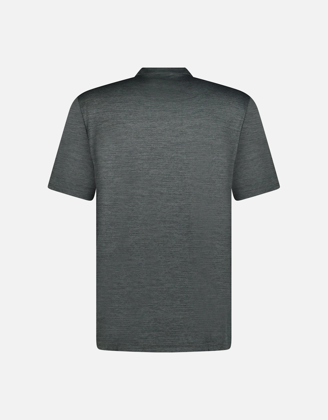 Stripe Golf Polo Dark Grey