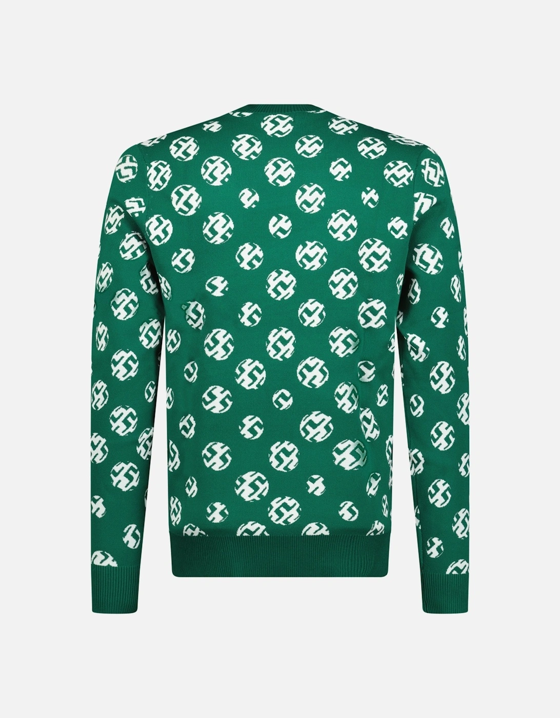 J.Lindeberg Gus Jacquard Golf Sweater  Rain Forest Sphere