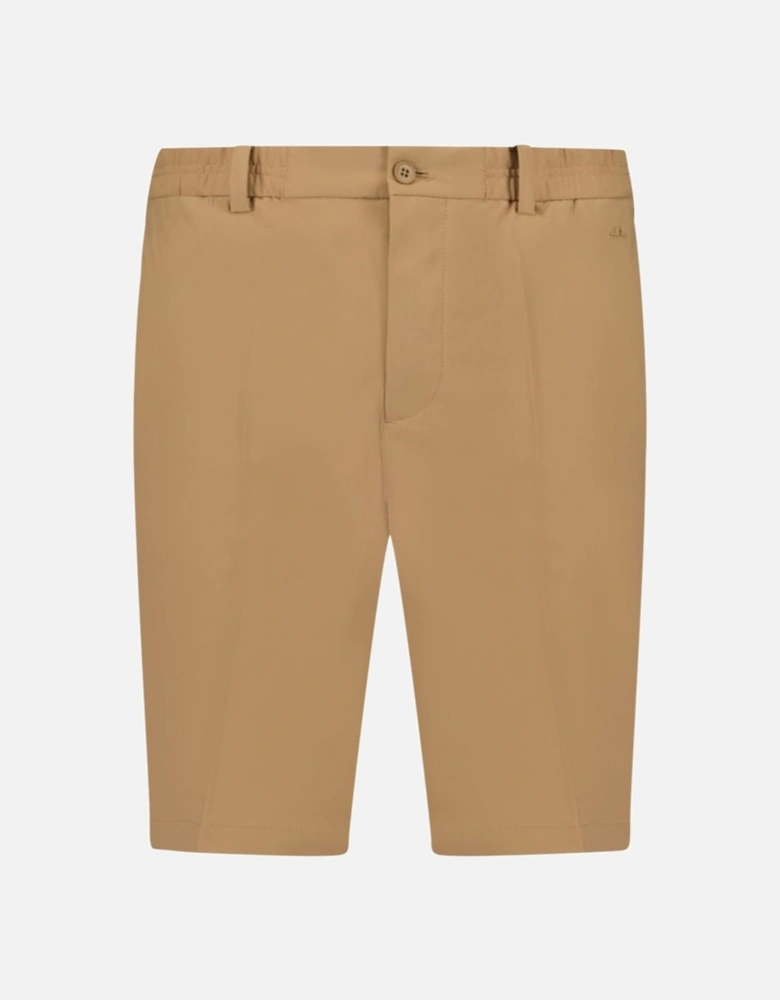 J.Lindeberg Stuart Stripe Golf Shorts  Tiger Brown