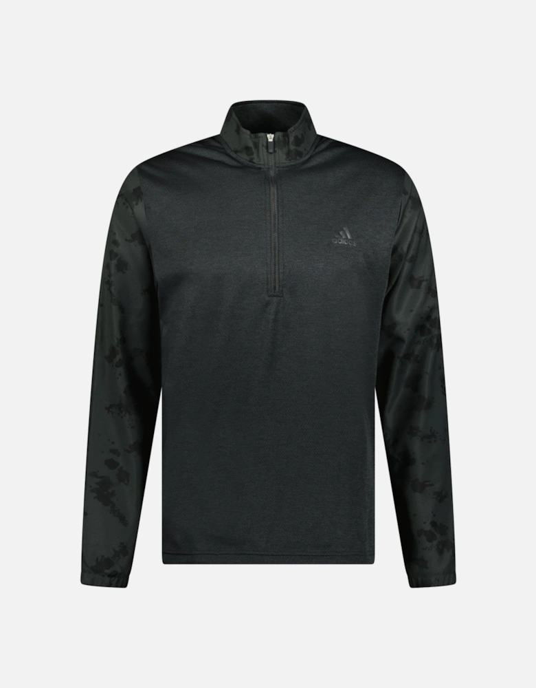 Quarter Zip Golf Sweatshirt Black
