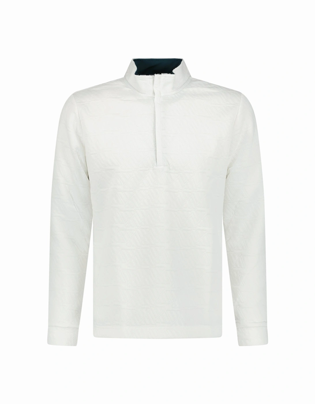 Dwr Quarter Zip Golf Sweatshirt White, 3 of 2