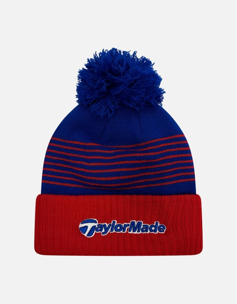 Bonnet Bobble Golf Beanie Red
