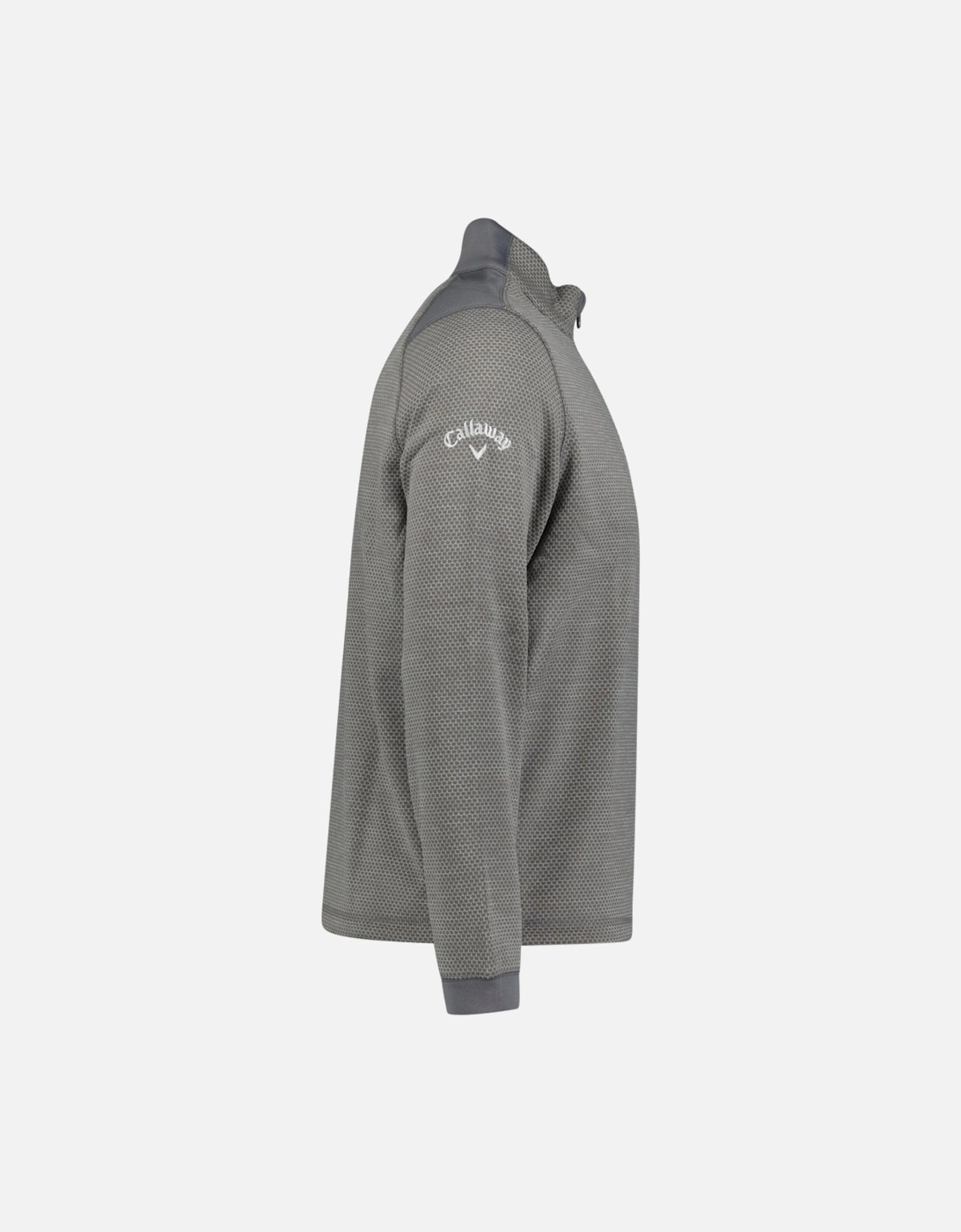 Eco Hex 1/2 Zip Golf Pull Over Grey Heather