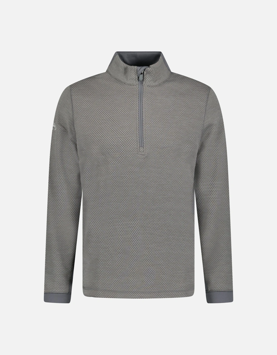 Eco Hex 1/2 Zip Golf Pull Over Grey Heather, 4 of 3
