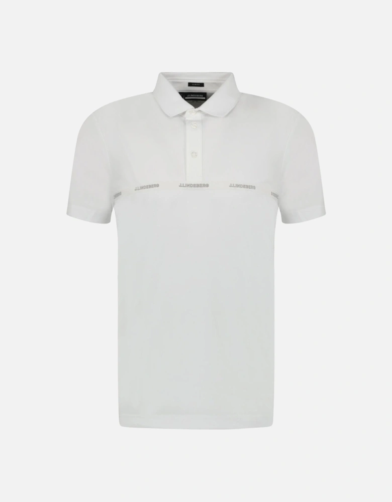 J.Lindeberg Chad Golf Polo White