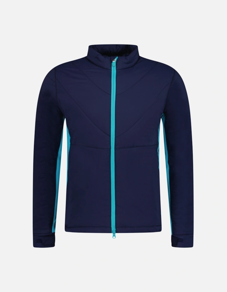 Golf Mixed Media Insulated Jacket  Navy Blue / Peacot