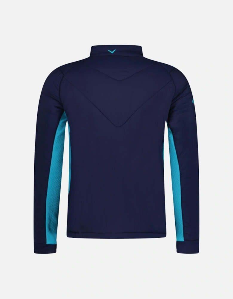 Golf Mixed Media Insulated Jacket  Navy Blue / Peacot