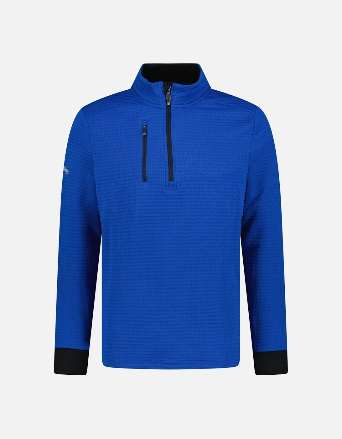 Midweight 1/4 Zip Golf Fleece Blue Lapis, 4 of 3