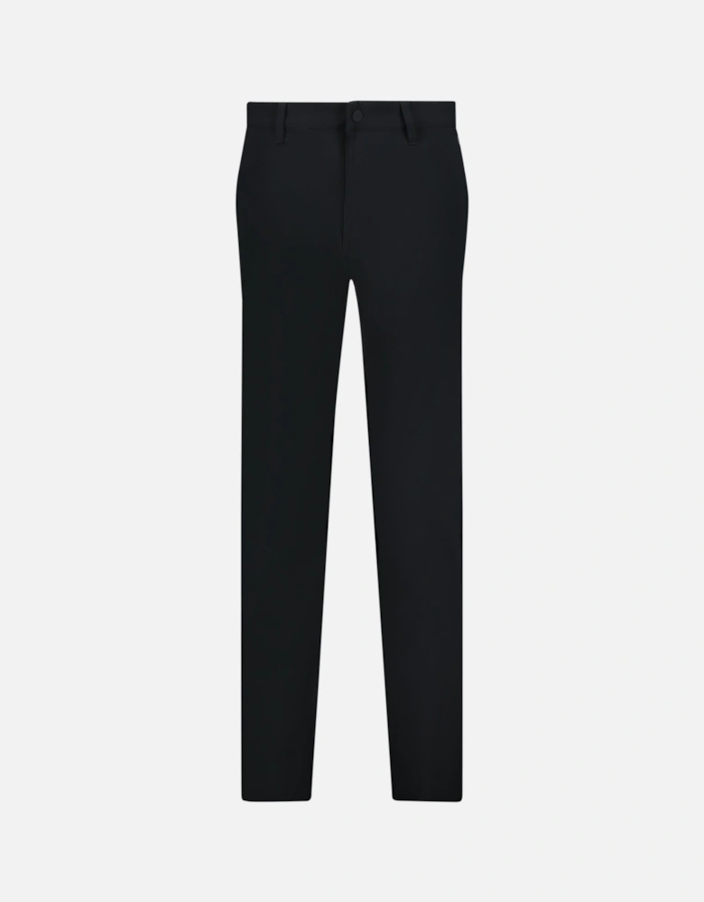 Nylon Taper Golf Trousers Black