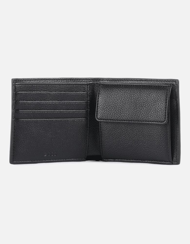 Ray 4cc Leather Black Coin Wallet