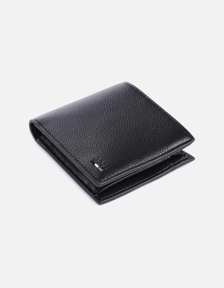 Ray 4cc Leather Black Coin Wallet