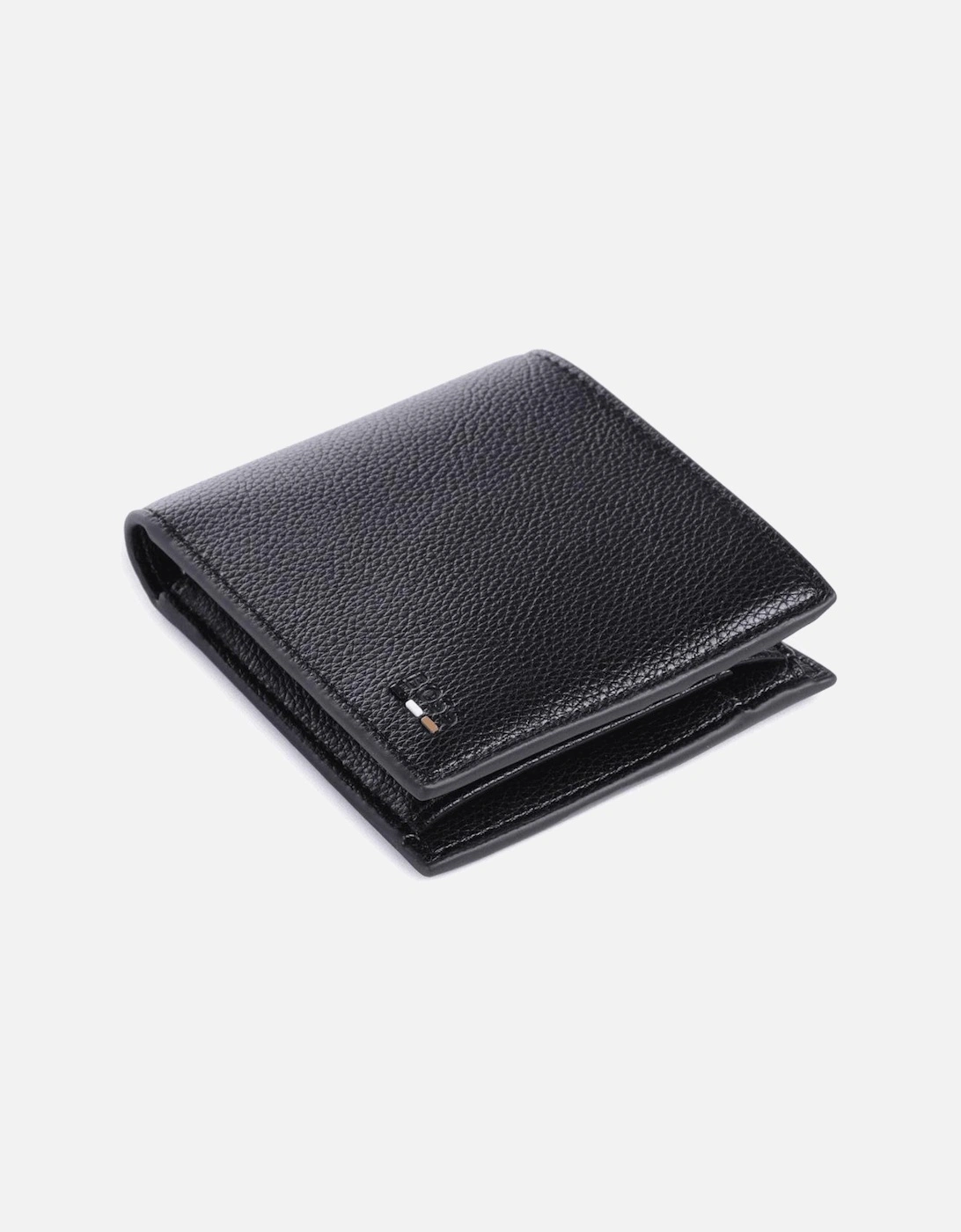 Ray 4cc Leather Black Coin Wallet