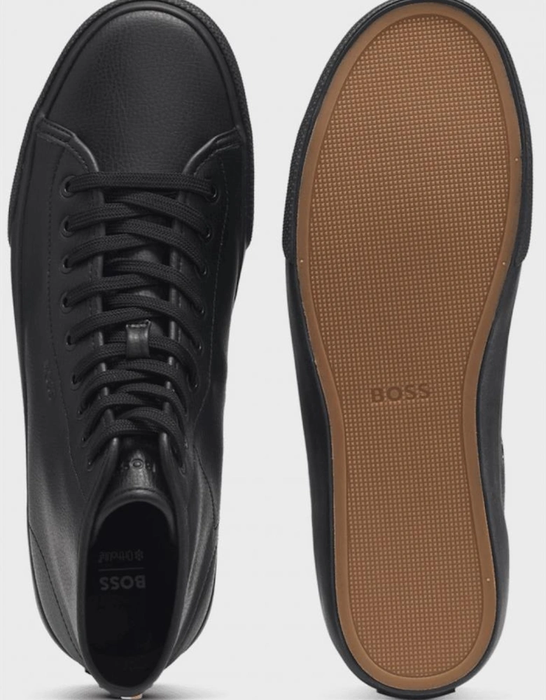 Aiden Triple Black High Top Trainer