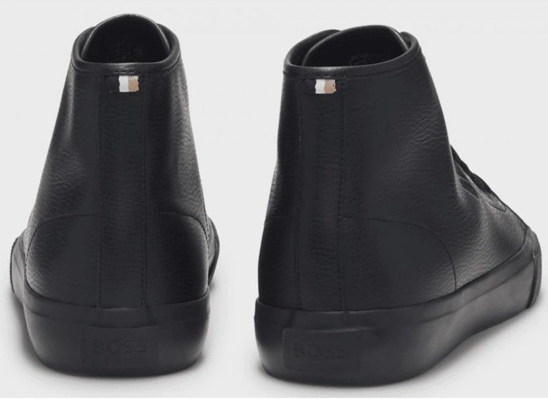 Aiden Triple Black High Top Trainer
