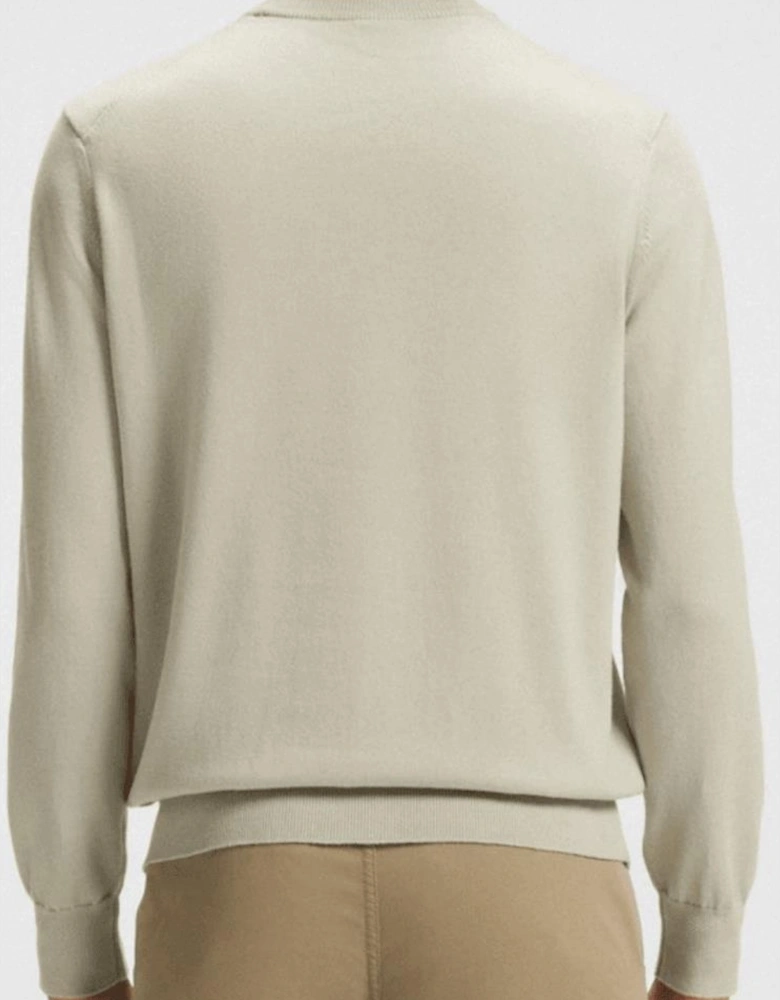 Kanovano Cashmere-Cotton Crew Neck Light Beige Jumper