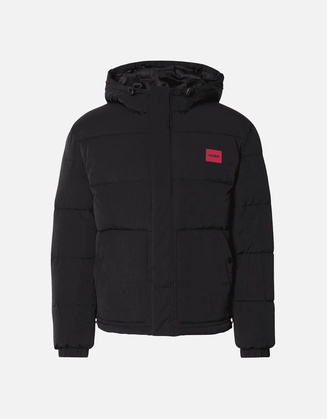 Baro Hugo Logo Black Puffer Jacket, 4 of 3