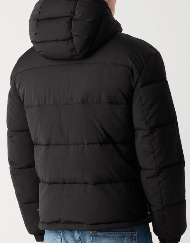 Baro Hugo Logo Black Puffer Jacket