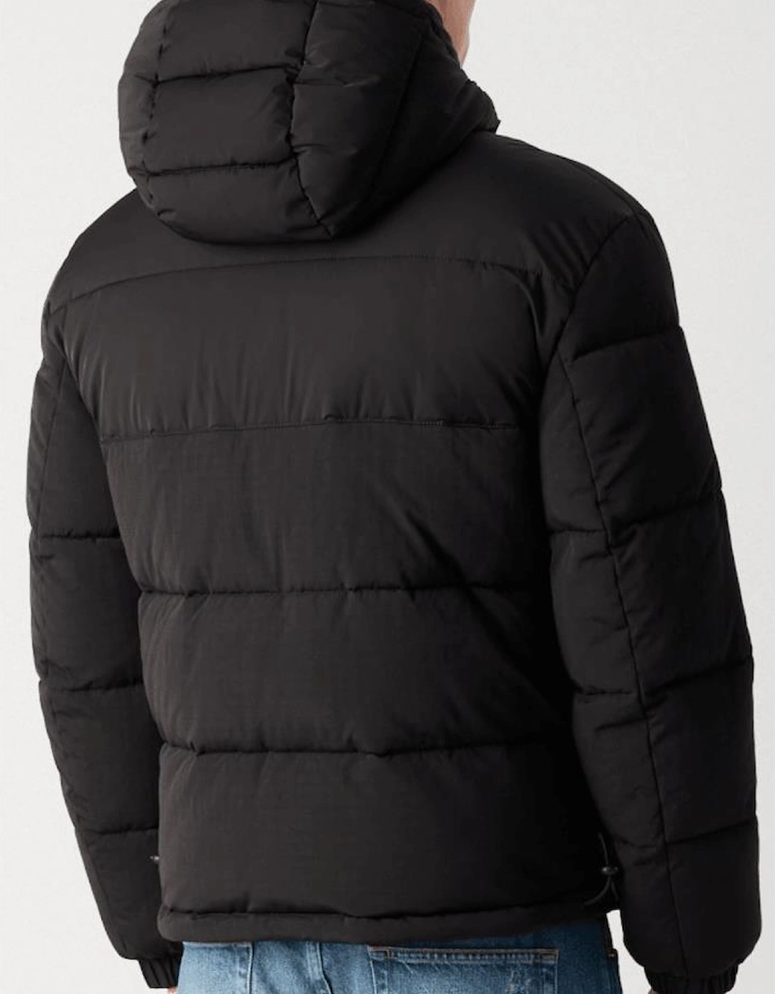Baro Hugo Logo Black Puffer Jacket