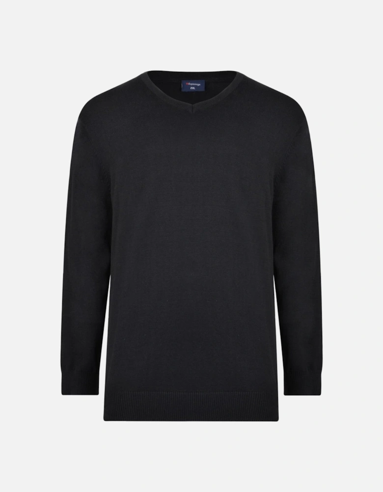 Mens V Neck Pullover Big & Tall Sweatshirt