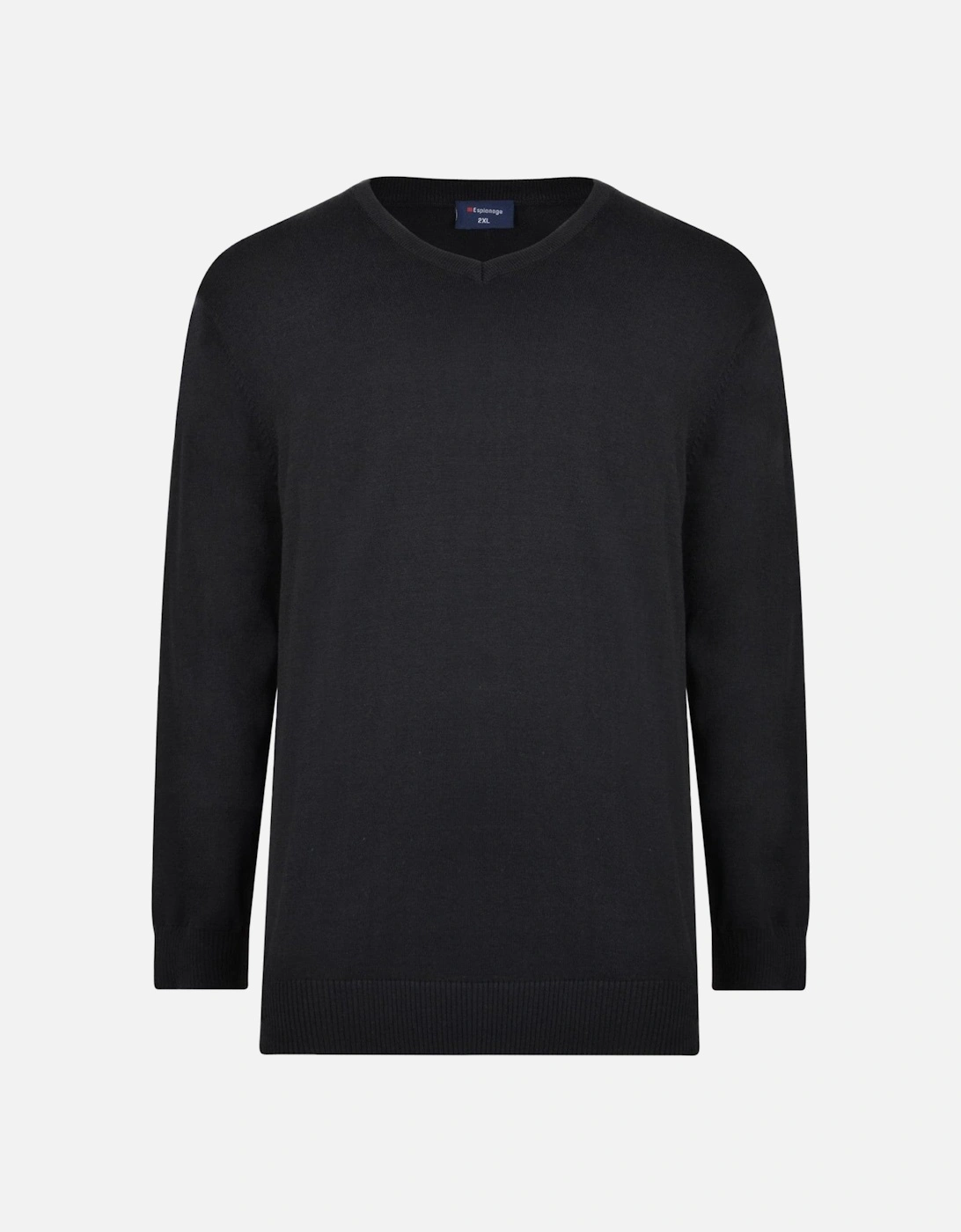 Mens V Neck Pullover Big & Tall Sweatshirt, 2 of 1