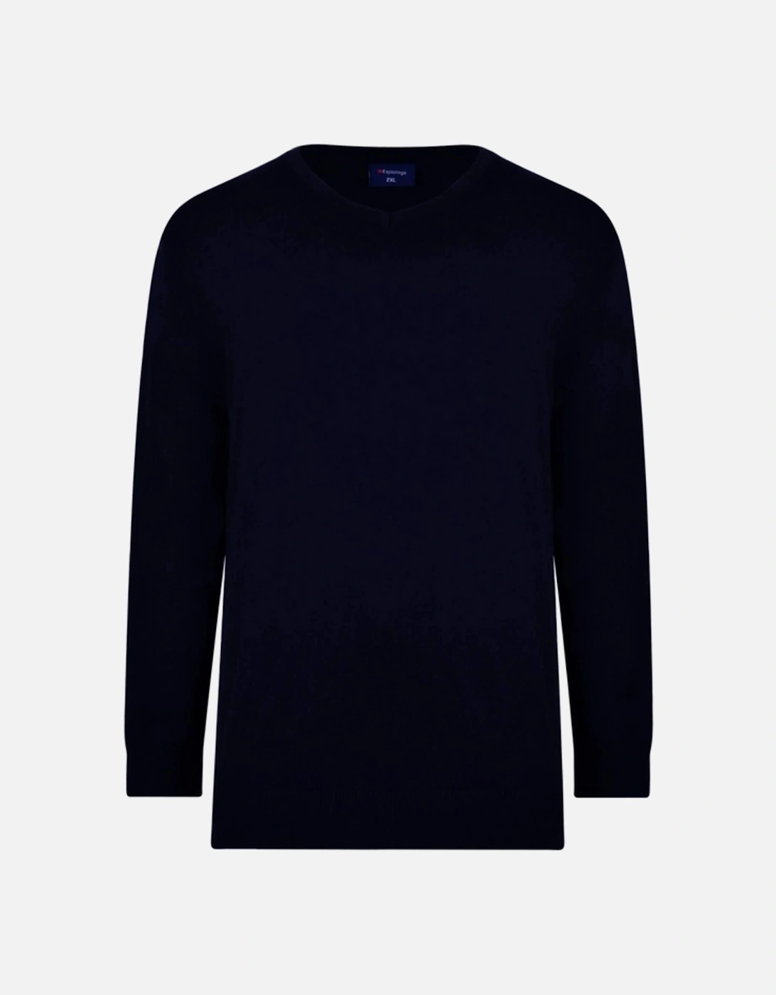 Mens V Neck Pullover Big & Tall Sweatshirt, 2 of 1