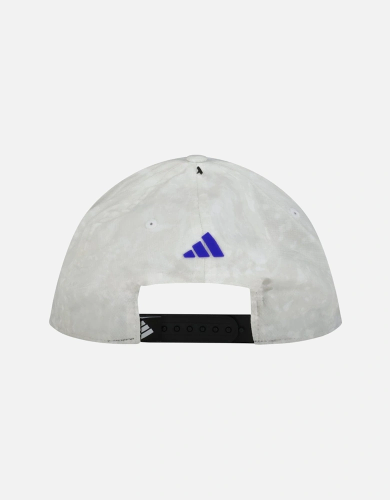 Tour 3 Stripe Print Golf Cap  White Camo