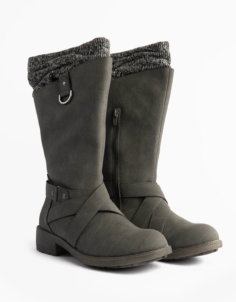 TELSA Womens Boots Charcoal