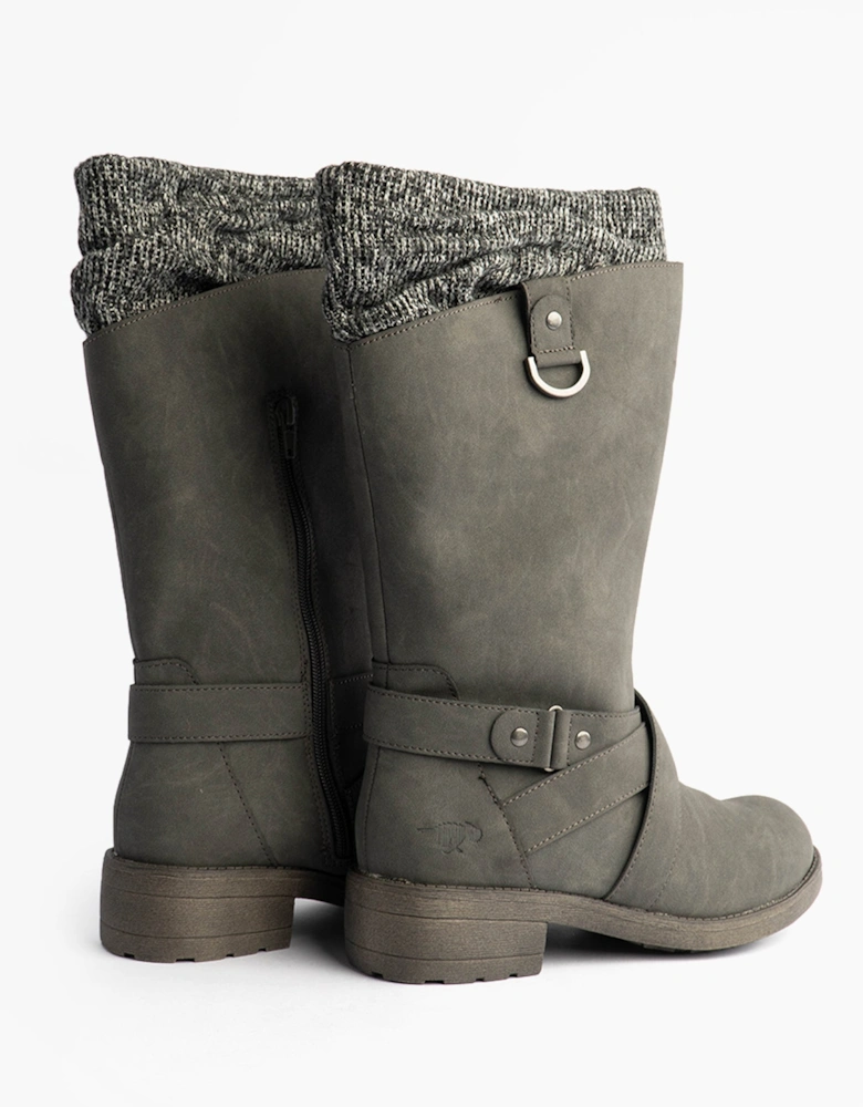 TELSA Womens Boots Charcoal