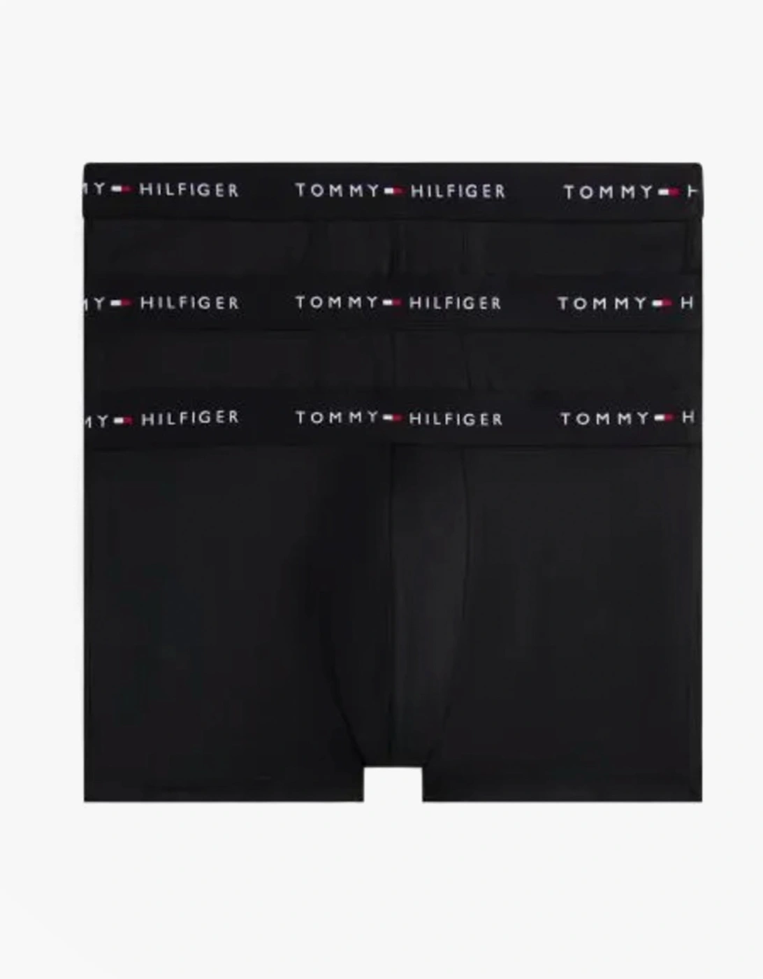 Mens 3 Pack Signature Microfibre Trunks Black, 5 of 4