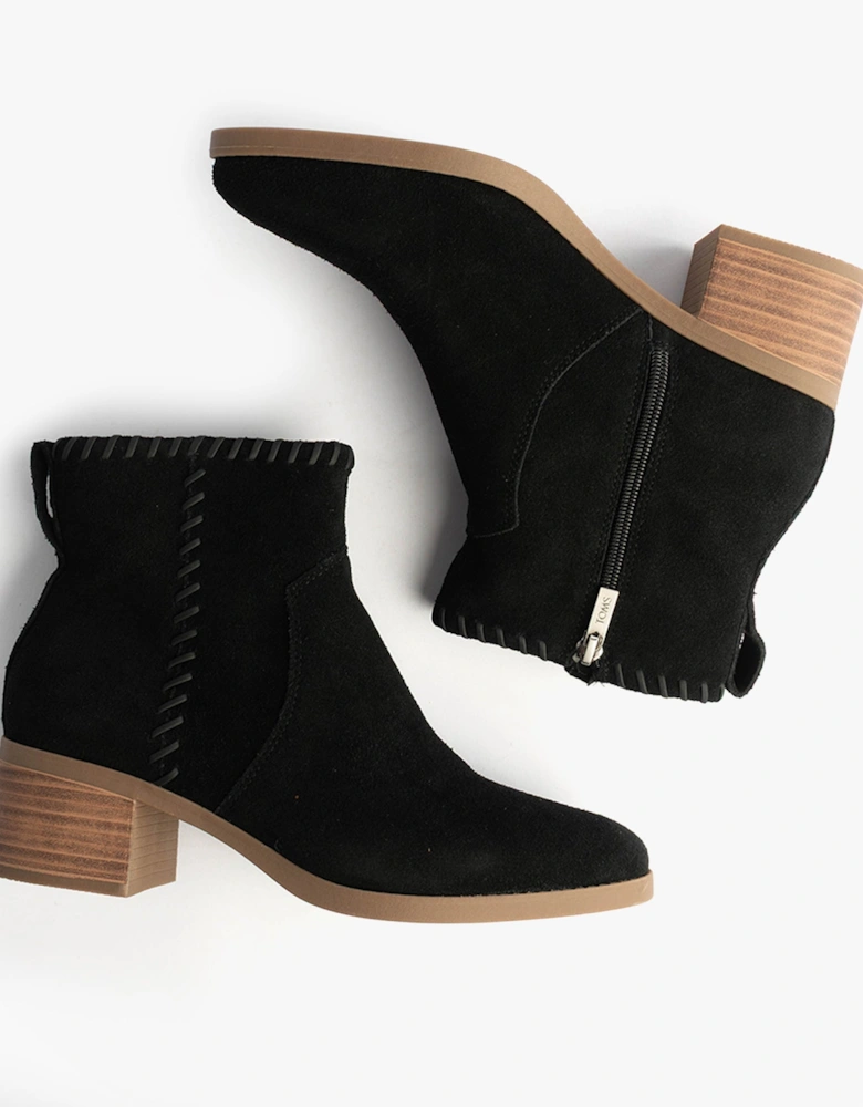 DELILAH Womens Ankle Boots Black