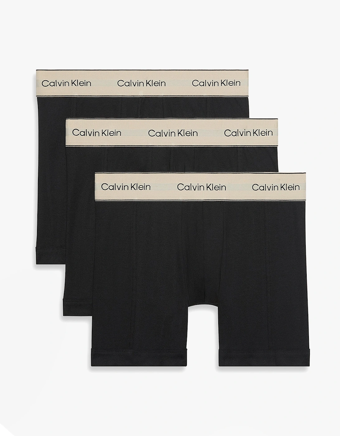 BOXER BRIEF 3 Pack Mens Cotton Stretch Black, 5 of 4