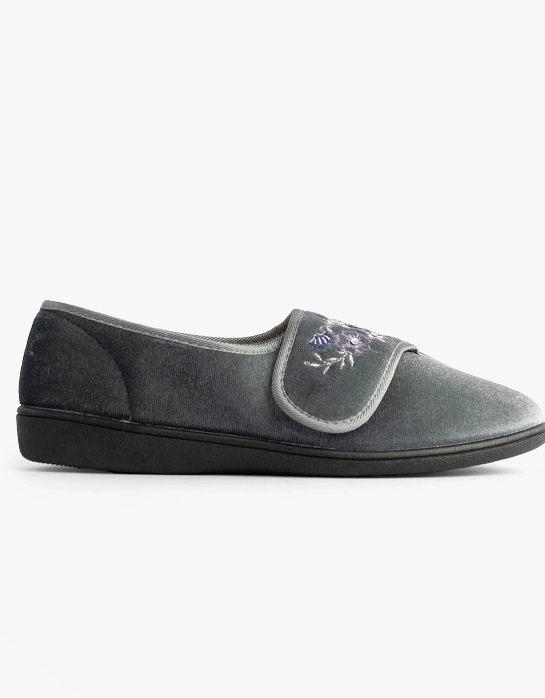 FAYE 2 Womens Slippers Grey, 7 of 6