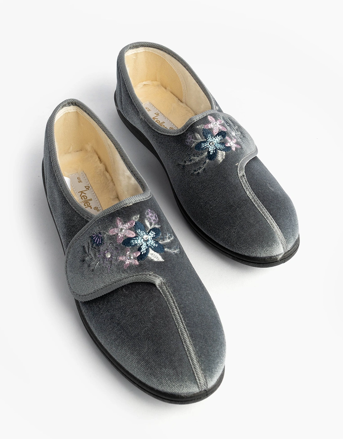FAYE 2 Womens Slippers Grey