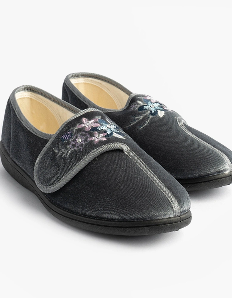 FAYE 2 Womens Slippers Grey