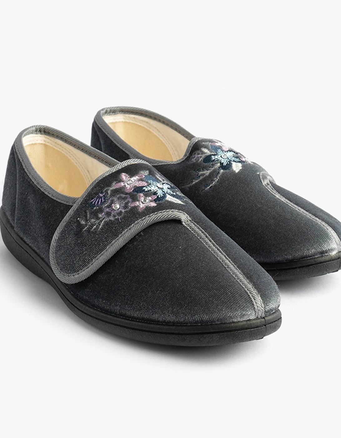 FAYE 2 Womens Slippers Grey