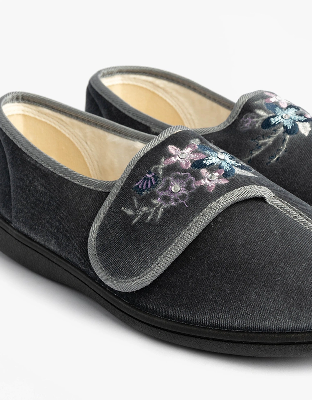 FAYE 2 Womens Slippers Grey