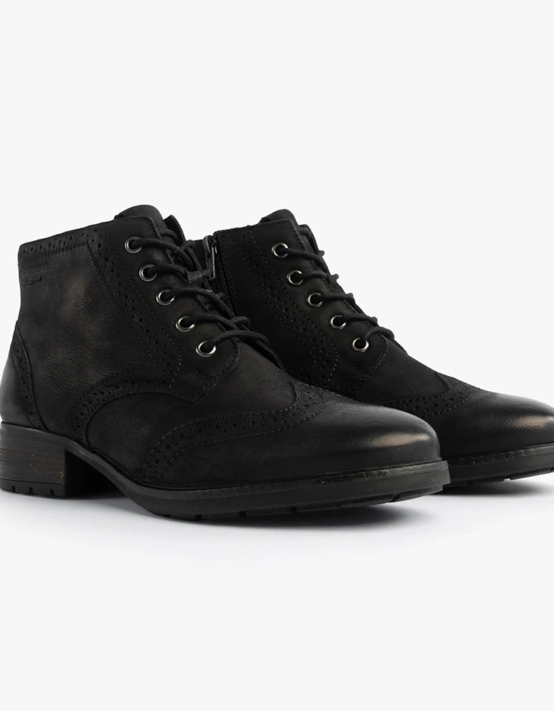 KATE 11 Womens Brogue Boots Black