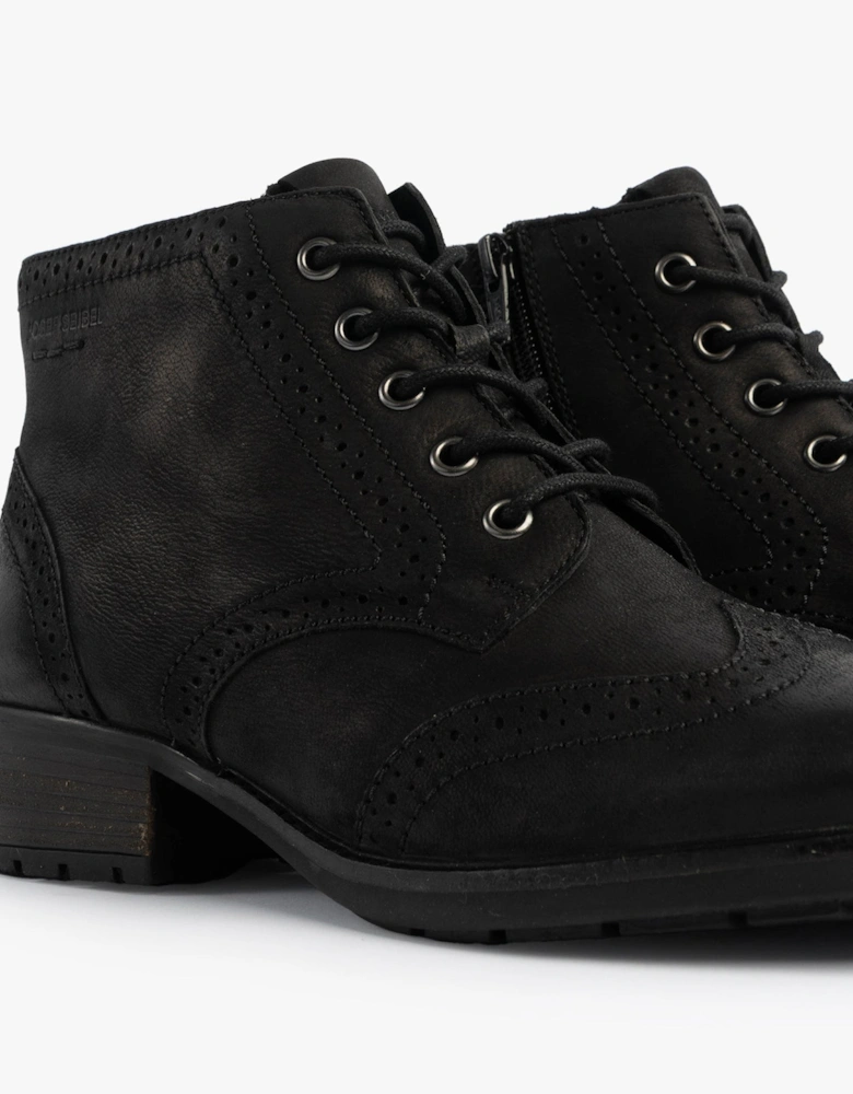 KATE 11 Womens Brogue Boots Black