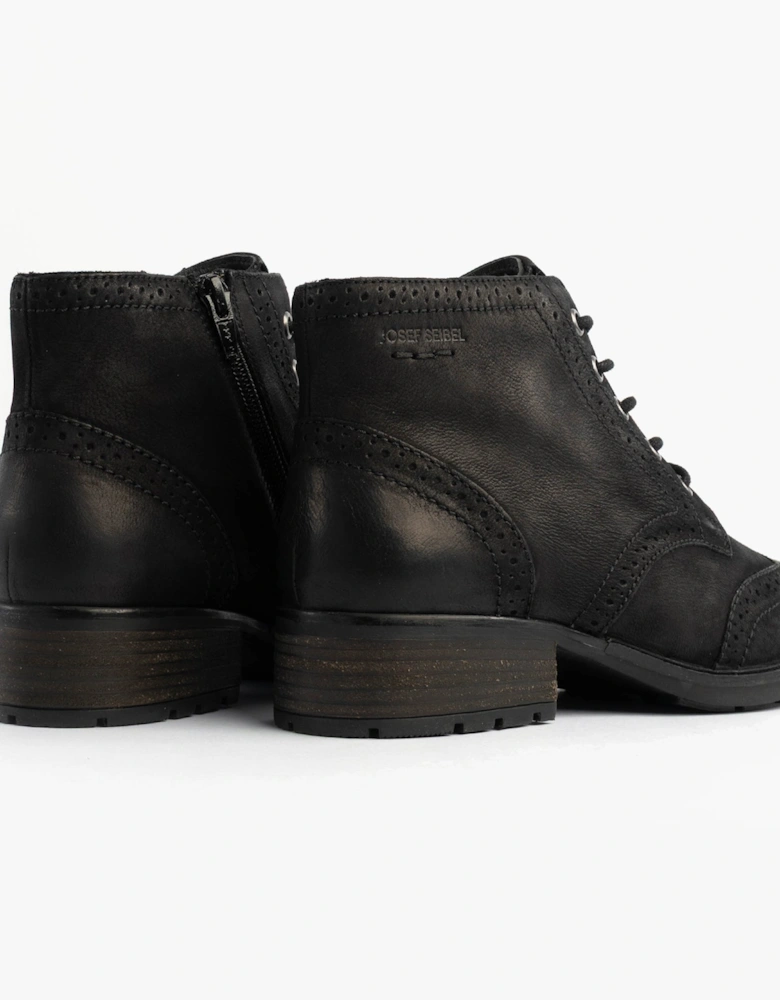 KATE 11 Womens Brogue Boots Black