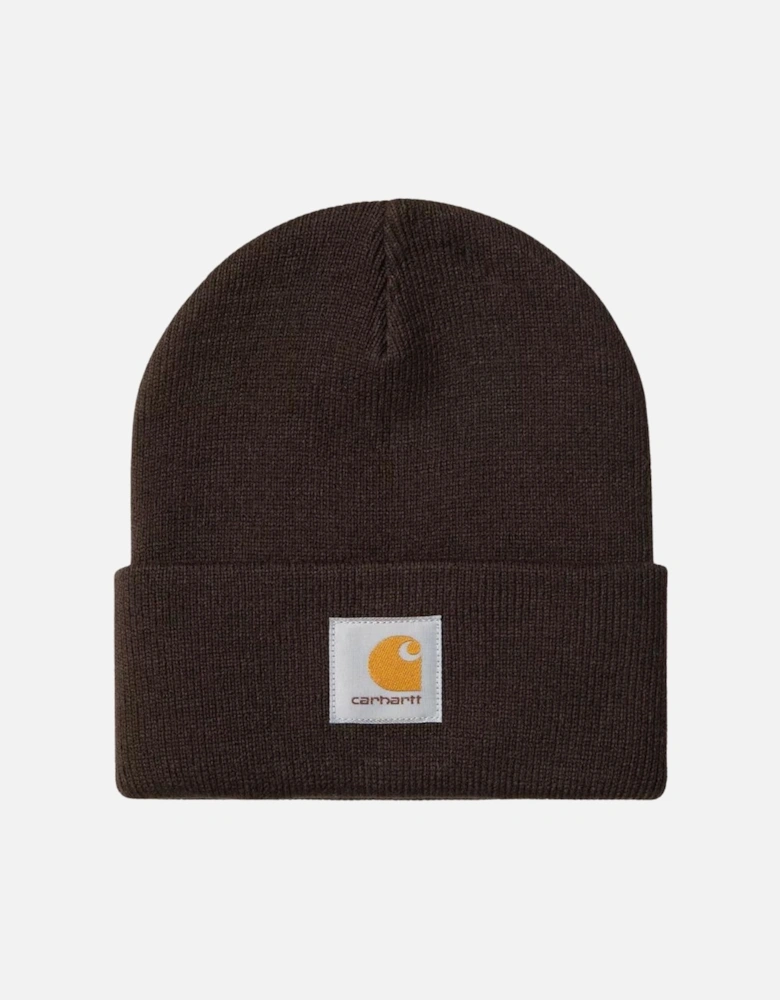 Acrylic Watch Hat Short - Tobacco
